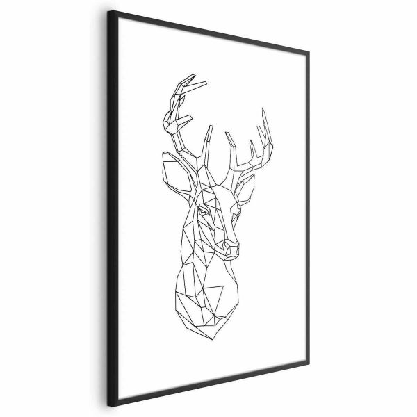 Poster - Geometric Deer