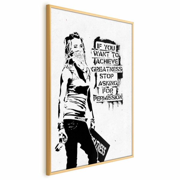 Poster - Girl with Graffiti