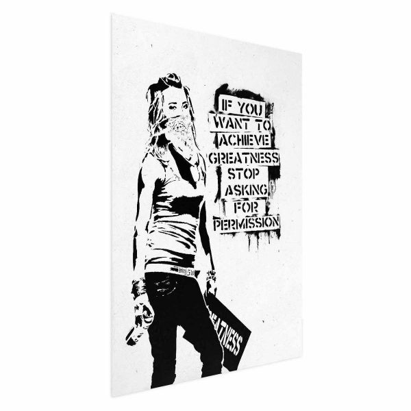Poster - Girl with Graffiti