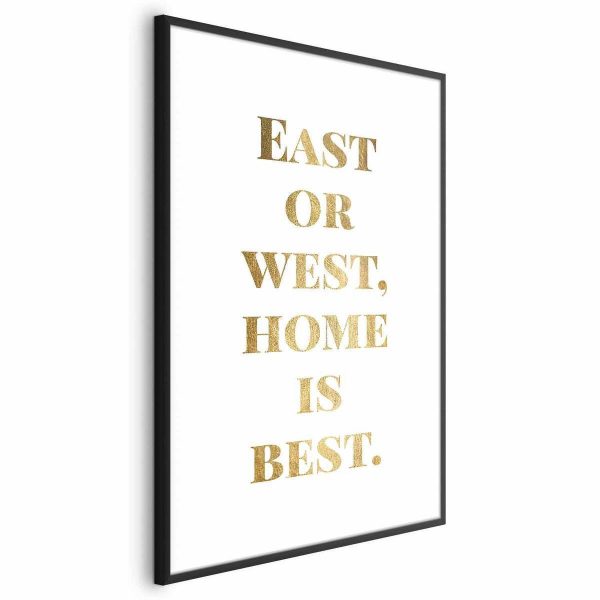 Poster - Gold Home Is Best