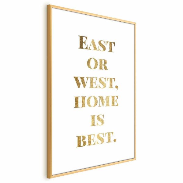 Poster - Gold Home Is Best