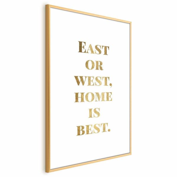 Poster - Gold Home Is Best