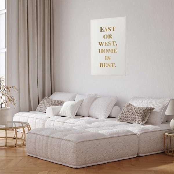 Poster - Gold Home Is Best