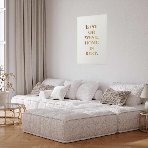 Poster - Gold Home Is Best
