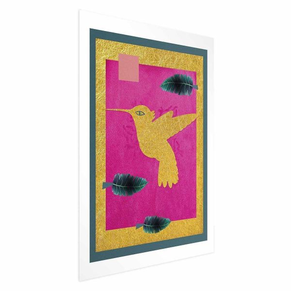 Poster - Golden Hummingbird