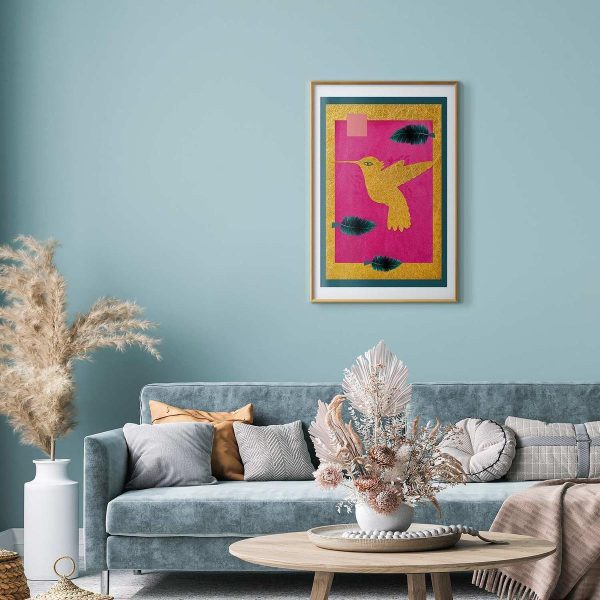 Poster - Golden Hummingbird