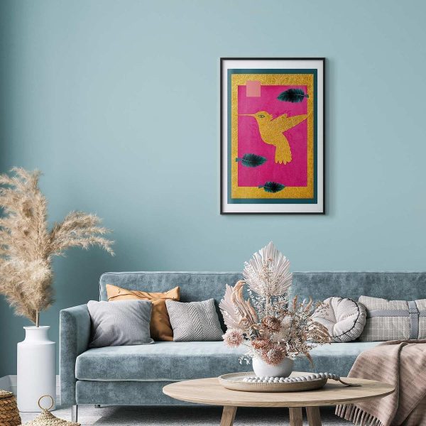 Poster - Golden Hummingbird