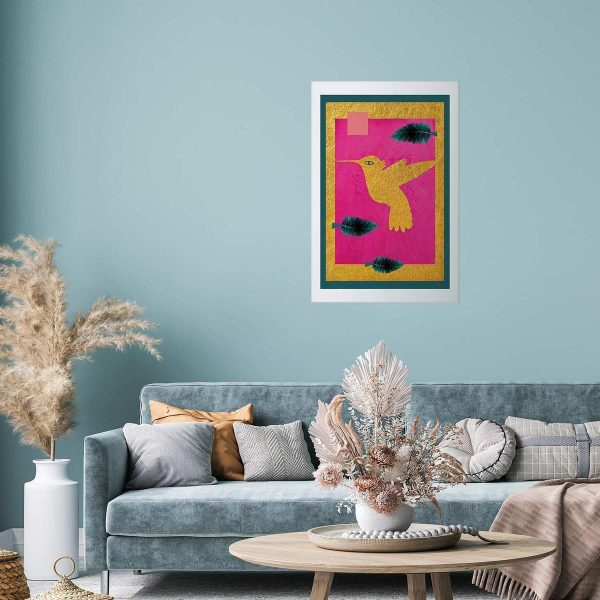 Poster - Golden Hummingbird