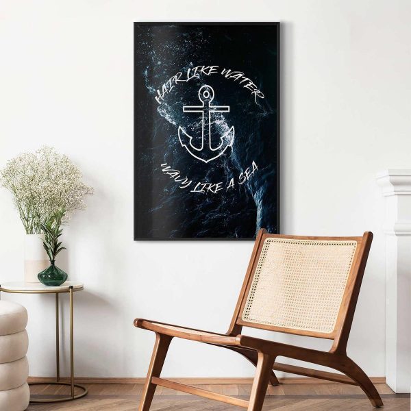 Poster - Hair Like Water, Wavy Like the Sea