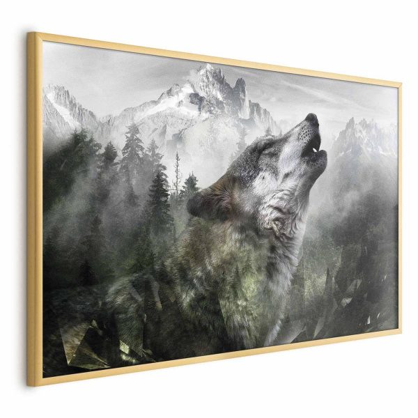 Poster - Howling Wolf