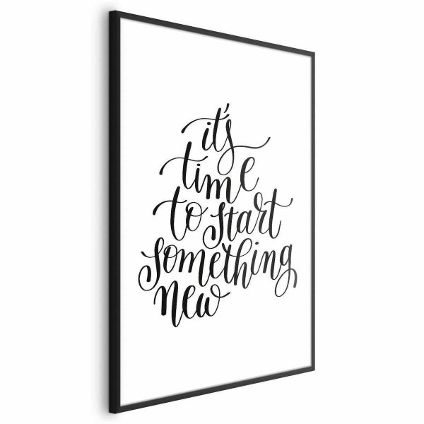 Poster - It's Time to Start Something New