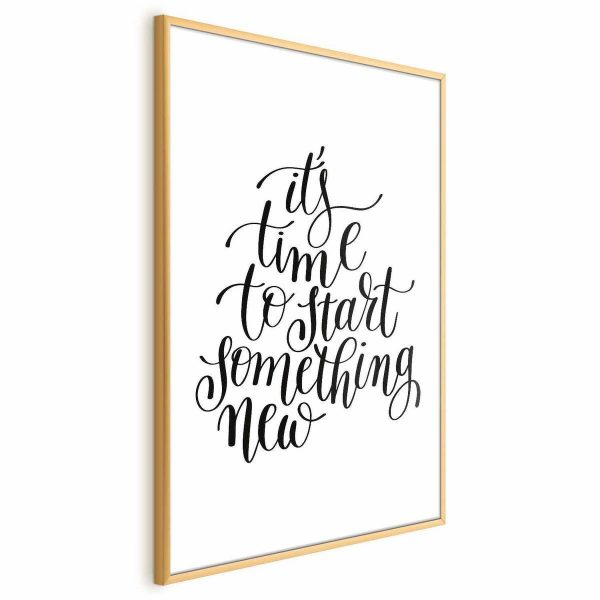 Poster - It's Time to Start Something New