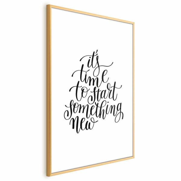 Poster - It's Time to Start Something New