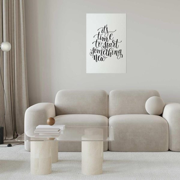 Poster - It's Time to Start Something New