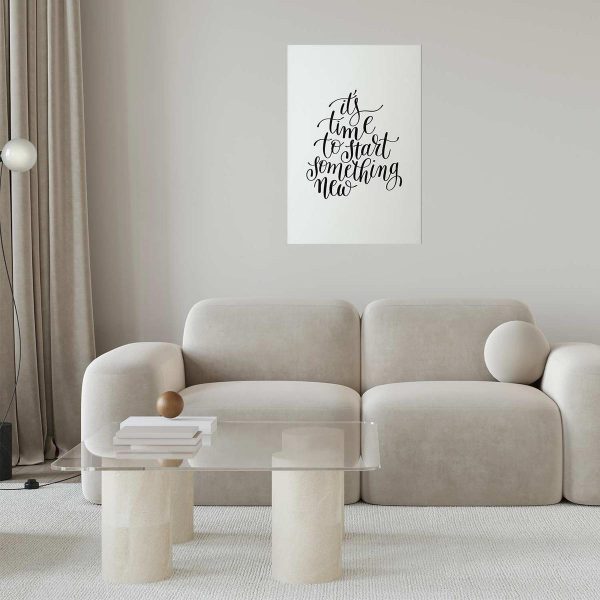 Poster - It's Time to Start Something New