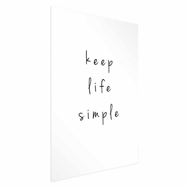 Poster - Keep Life Simple