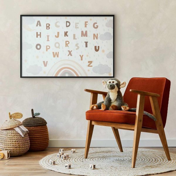 Poster - Letters in Muted Colors