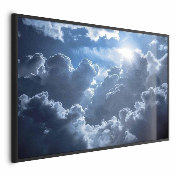 Poster - Lively Scene: The Sun Battling the Clouds