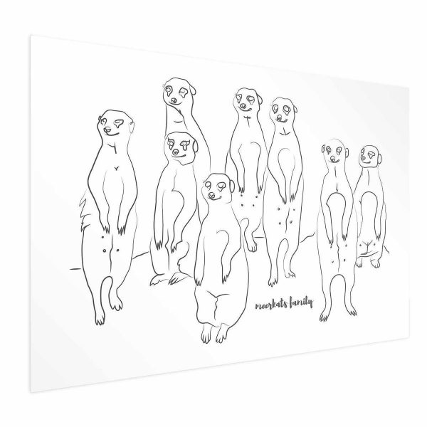 Poster - Meerkat Family