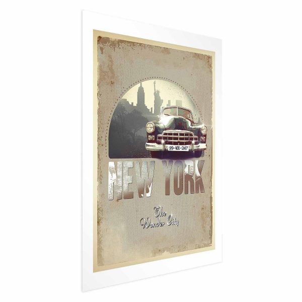 Poster - New York - The Wonder City