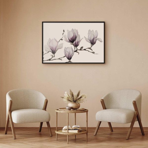 Poster - Painted Magnolias