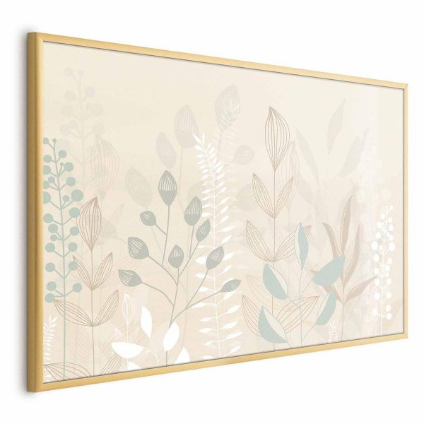 Poster - Pastel-Beige Meadow