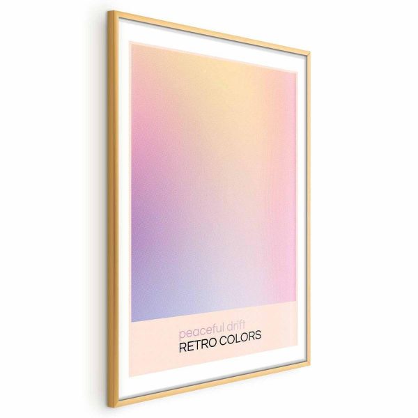 Poster - Peaceful Drift - Delicate Pastel Shades Creating a Harmonious Whole