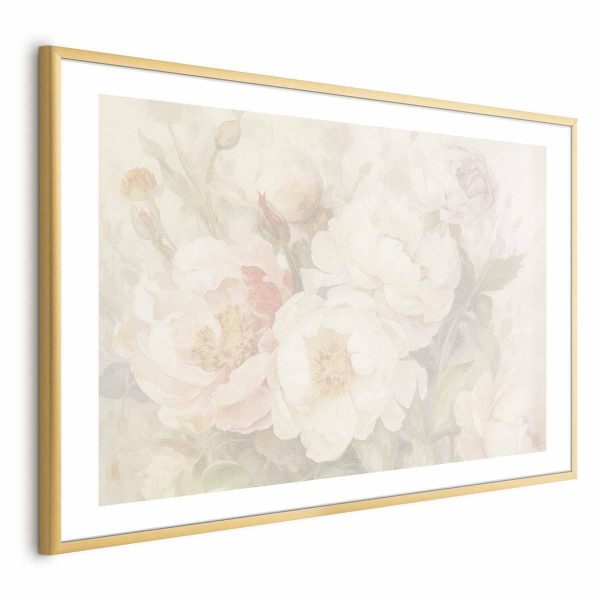 Poster - Peonies in the Mist