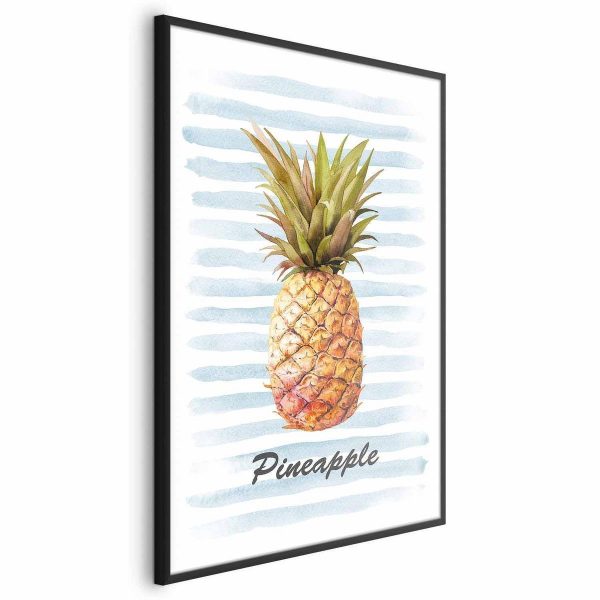 Poster - Pineapple and Stripes