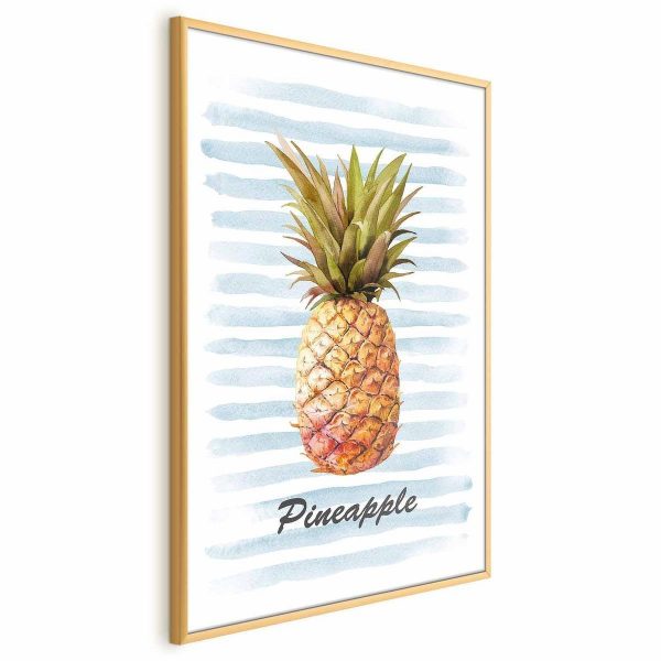 Poster - Pineapple and Stripes