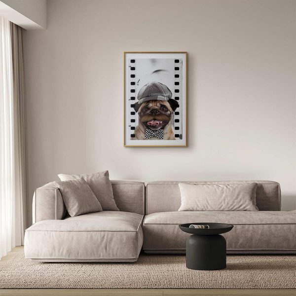 Poster - Pug in a Hat