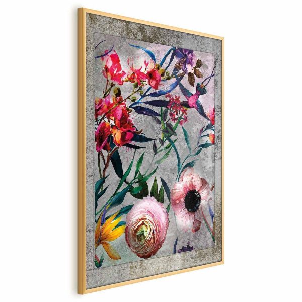 Poster - Rustic Flowers