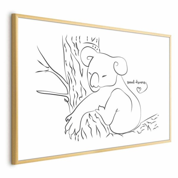 Poster - Sleeping Koala