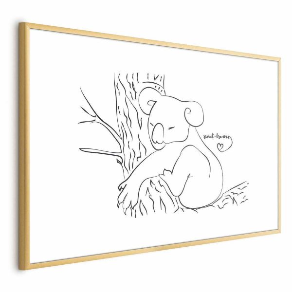 Poster - Sleeping Koala