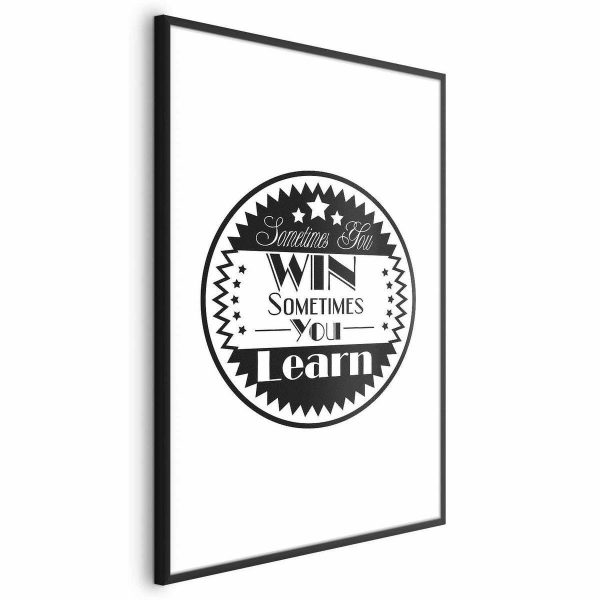 Poster - Sometimes You Win, Sometimes You Learn