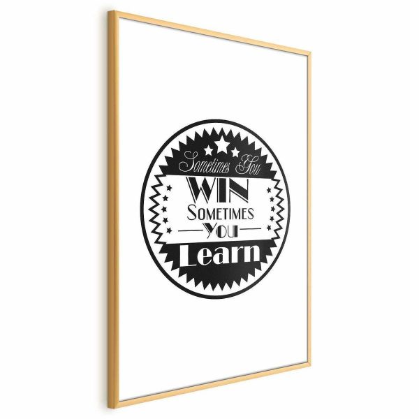 Poster - Sometimes You Win, Sometimes You Learn