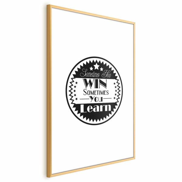 Poster - Sometimes You Win, Sometimes You Learn