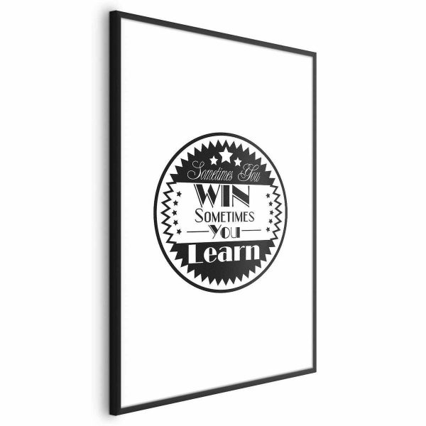 Poster - Sometimes You Win, Sometimes You Learn