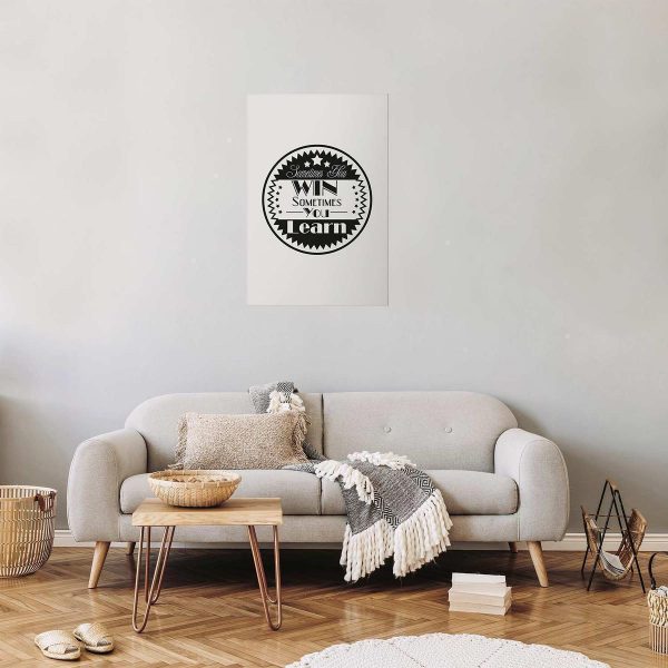 Poster - Sometimes You Win, Sometimes You Learn