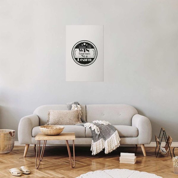 Poster - Sometimes You Win, Sometimes You Learn