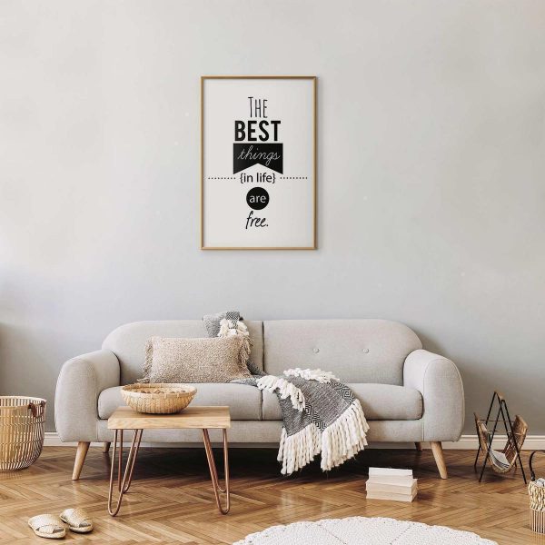 Poster - The Best Things in Life Are Free