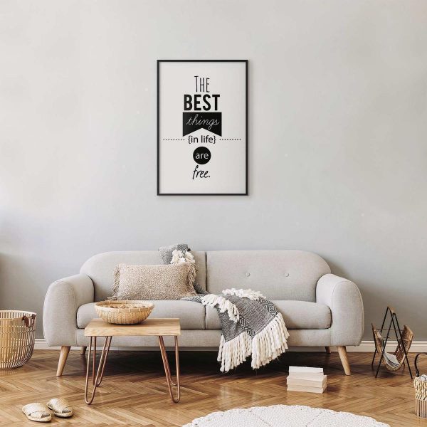 Poster - The Best Things in Life Are Free