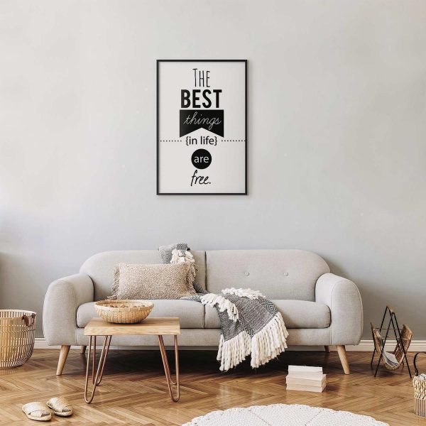 Poster - The Best Things in Life Are Free