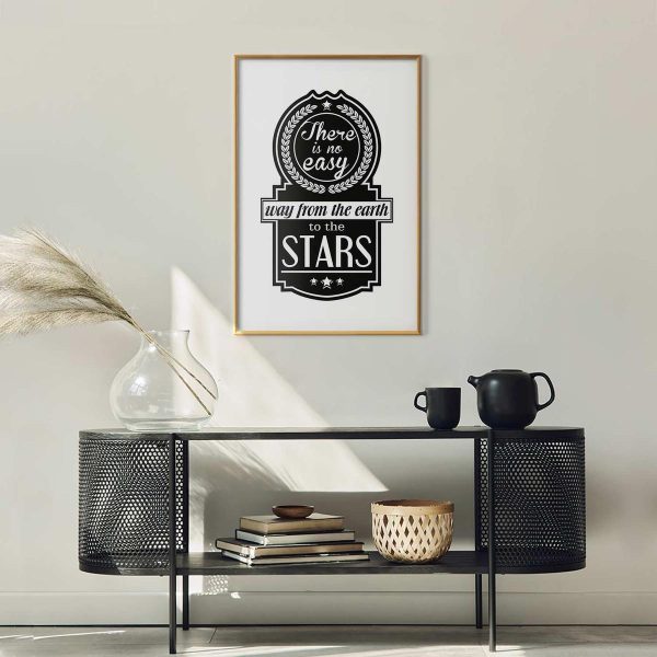 Poster - There Is No Easy Way from the Earth to the Stars