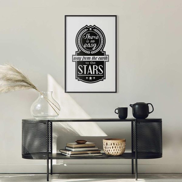 Poster - There Is No Easy Way from the Earth to the Stars