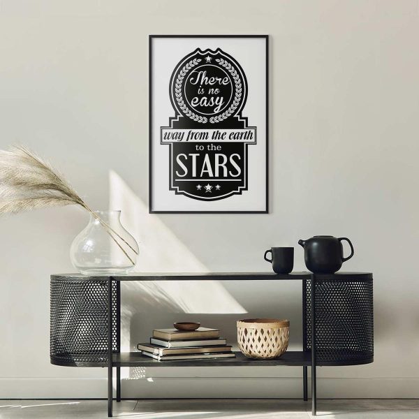 Poster - There Is No Easy Way from the Earth to the Stars