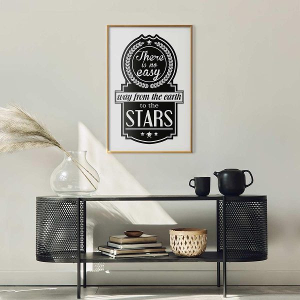 Poster - There Is No Easy Way from the Earth to the Stars