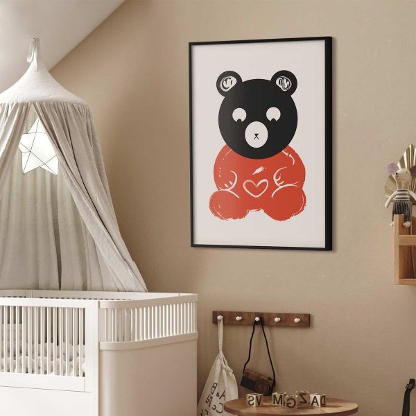 Poster - Thoughtful Bear
