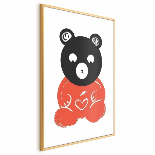 Poster - Thoughtful Bear