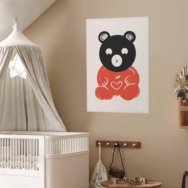 Poster - Thoughtful Bear